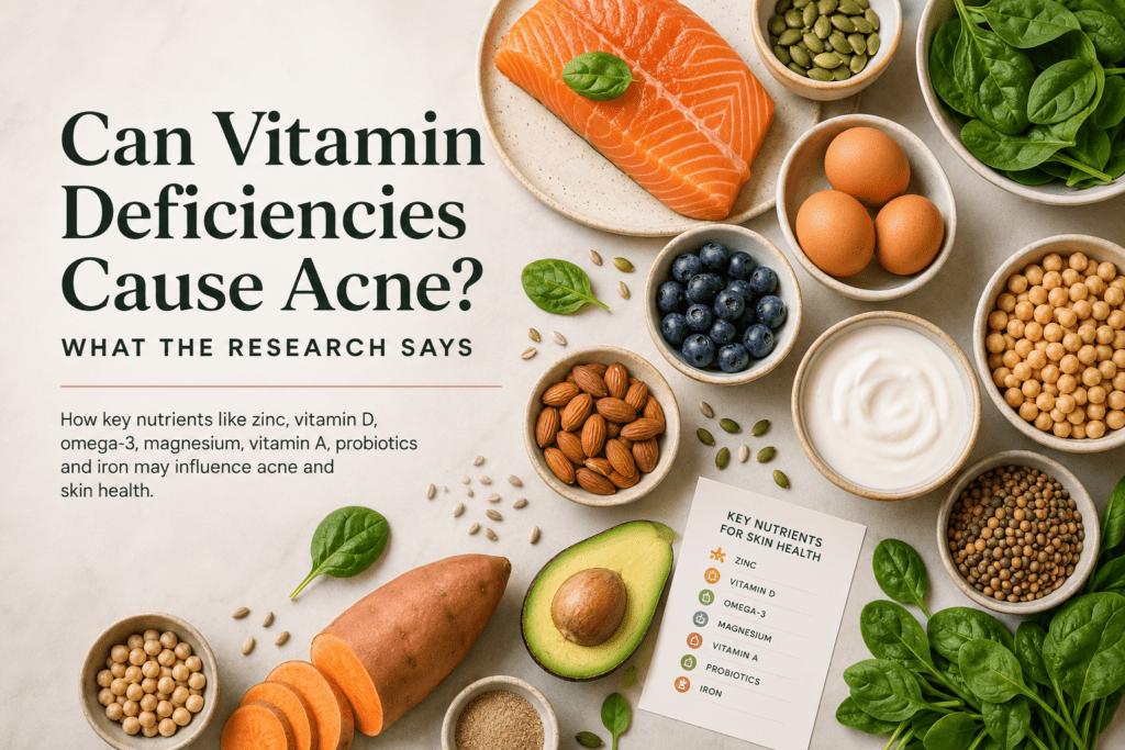 Can Vitamin Deficiencies Cause Acne? What the Research Says!